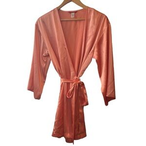 La Senza Satin Coral Robe - Small